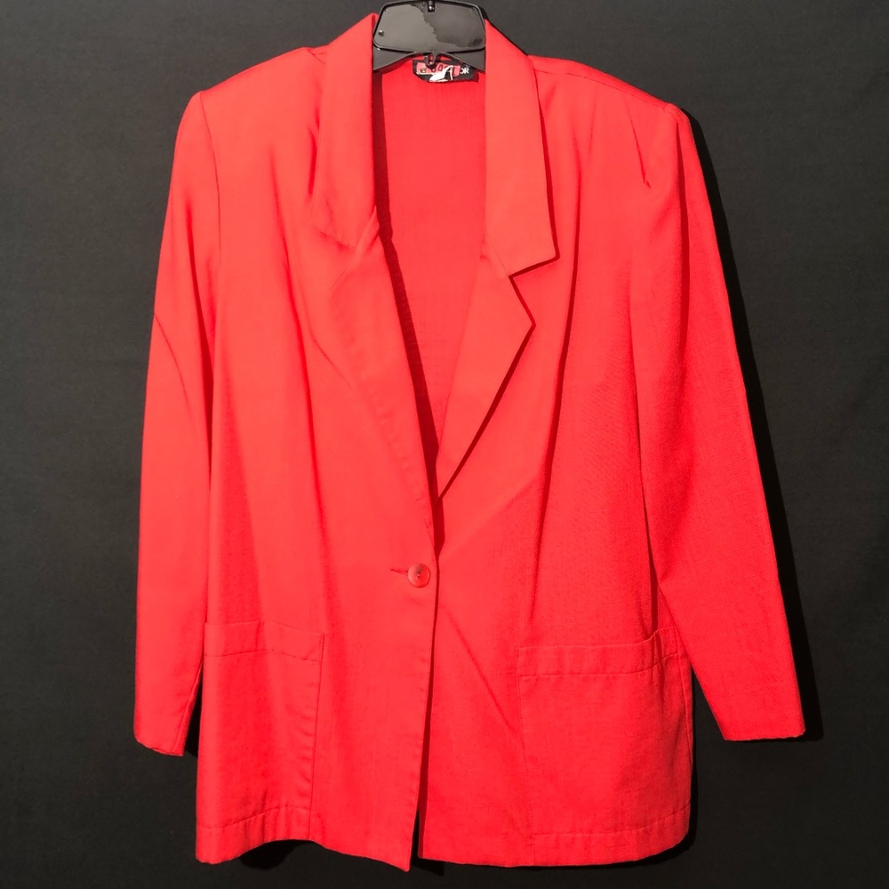 Sag Harbor Red Blazer woman’s size 12 coat top